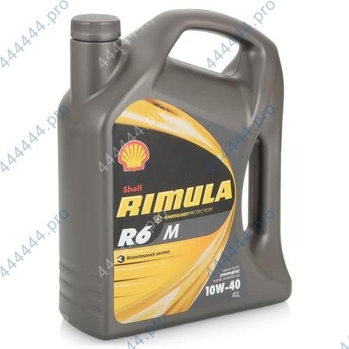 SHELL RIMULA R6 M 10w40 4L синтетическое моторное масло