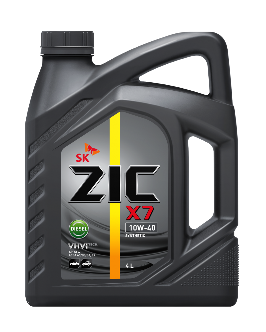 ZIC X7 DIESEL 10W40 4L синтетическое моторное масло