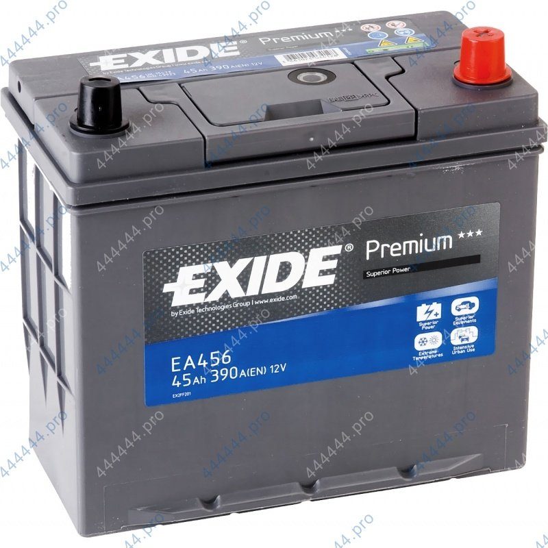 45 евро* EXIDE Premium EA456 Аккумулятор зал/зар