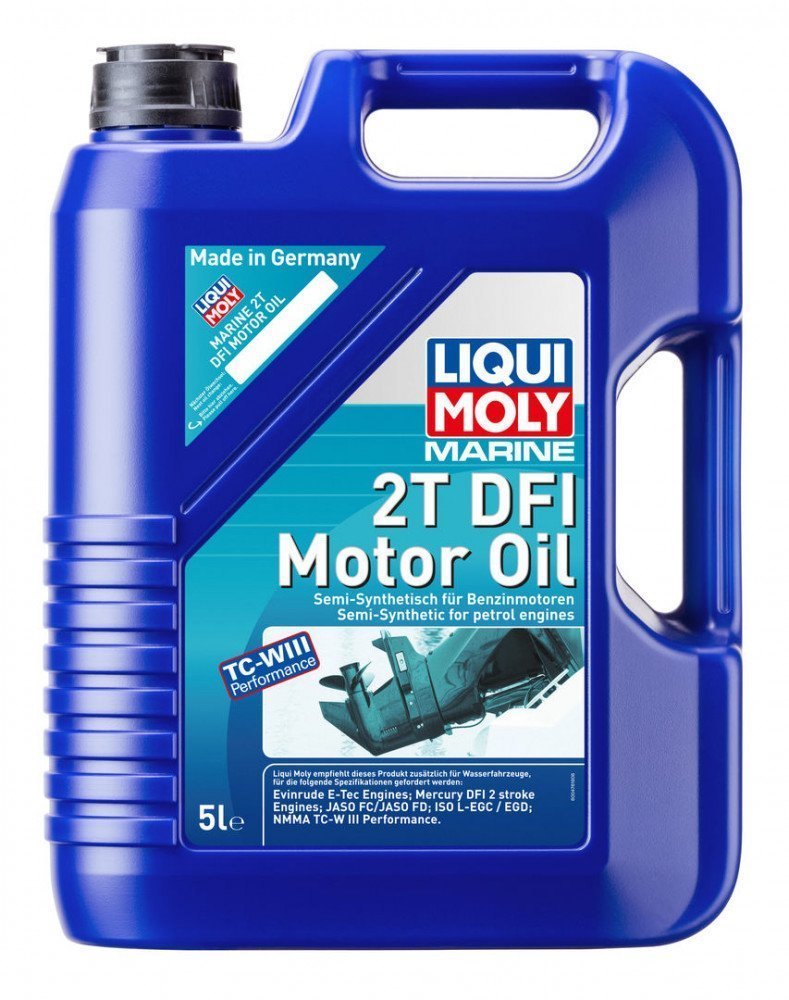 LIQUI MOLY Marine 2T DFI Motor Oil 5L 2-х тактное полусинтетическое моторное масло для водной техники  25063A