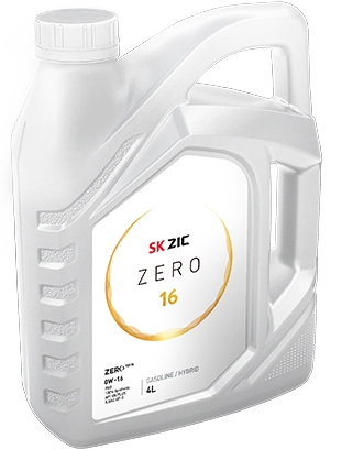 ZIC ZERO 0W16 4L синтетическое моторное масло