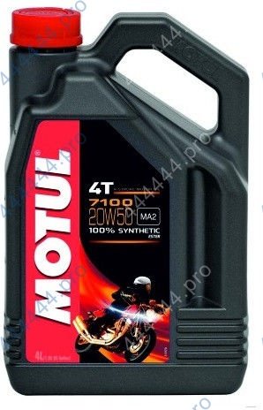 MOTUL 7100 20W50 4T 4L моторное масло синтетическое 104104 /Мотоотдел/