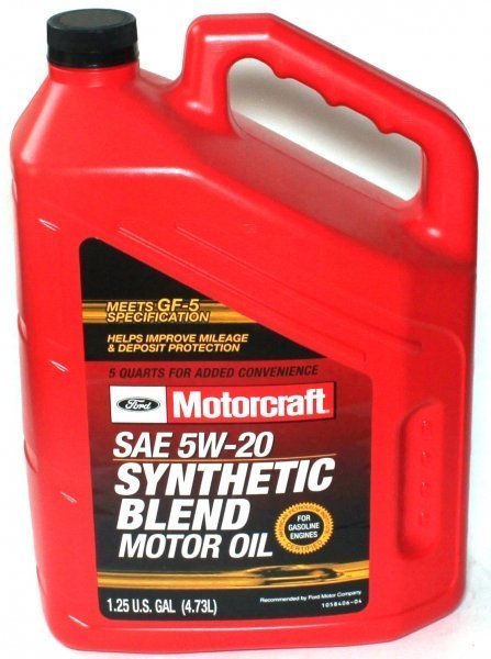 MOTORCRAFT FORD SAE 5W20  4.73л моторное масло