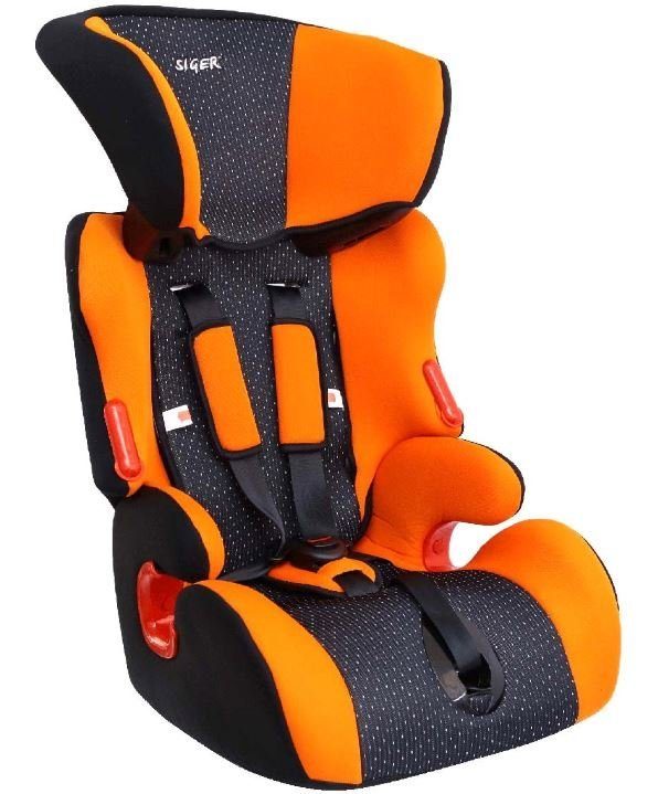 детское кресло "siger" космо (оранжевое) (от 9 до 36 кг)