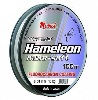 Леска Hameleon Nano-Soft 0.12 мм,1,7 кг,100 м, прозрачная (шт.)
