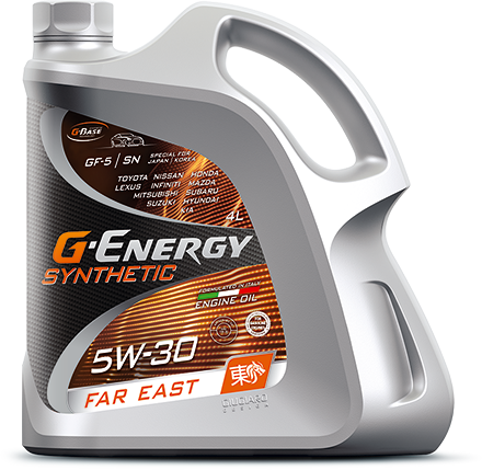 G-ENERGY SYNTHETIC FAR EAST 5W30 GF-5/SN 4л синтетическое моторное масло