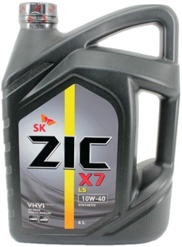 ZIC X7 LS 10W40 6L синтетическое моторное масло