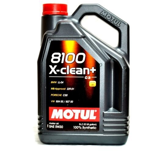 MOTUL 8100 X-Clean + 5W30 5L синтетическое моторное масло