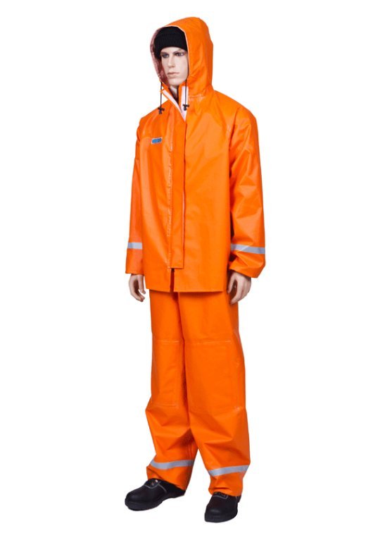 костюм рыболовный рокон, пвх 500 г/м, оранж, р.60-62, 170-176см