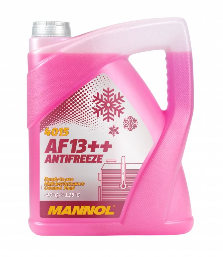 Антифриз MANNOL Antifreeze AF13++ (-40 °C) 4015 5л красный готовый