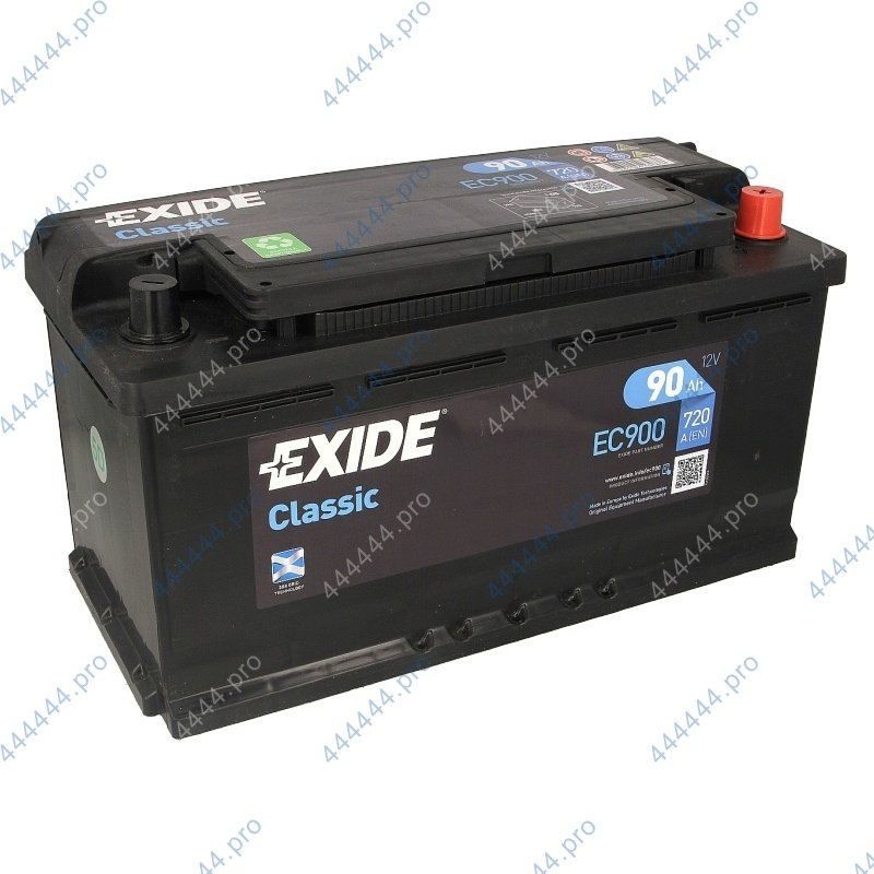 90 евро* EXIDE Classic EC900 Аккумулятор зал/зар