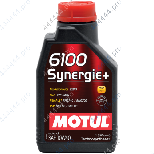 MOTUL 6100 Synergie+ 10W40 1L полусинтетическое моторное масло 102781