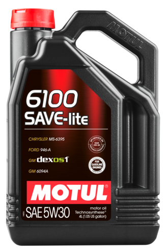 MOTUL 6100 Save-Lite 5w30 4L масло моторное 107957