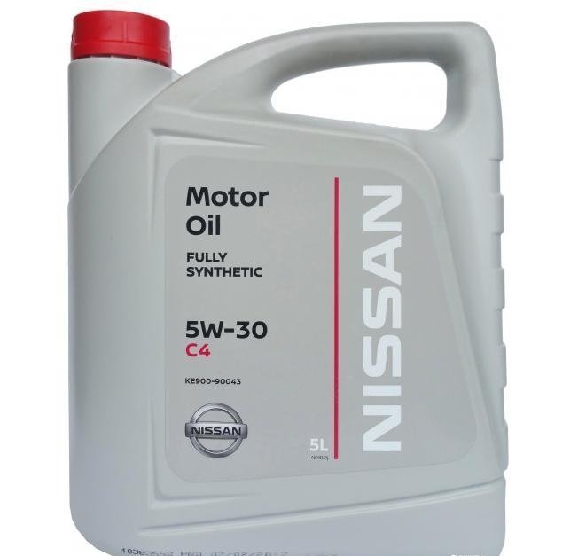 NISSAN MOTOR OIL 5W30 C4 DPF  5л синтетическое моторное масло KE900-90043R