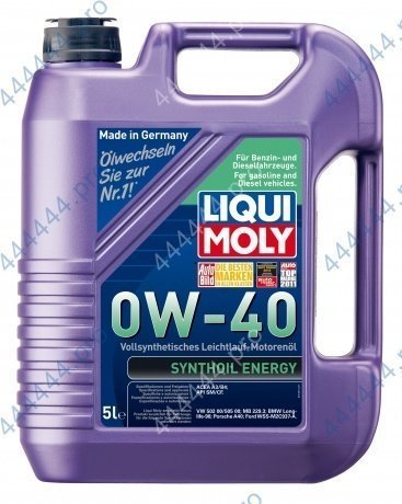 LIQUI MOLY "Synthoil Energy" 0W40 5L синтетическое моторное масло 1923/9515