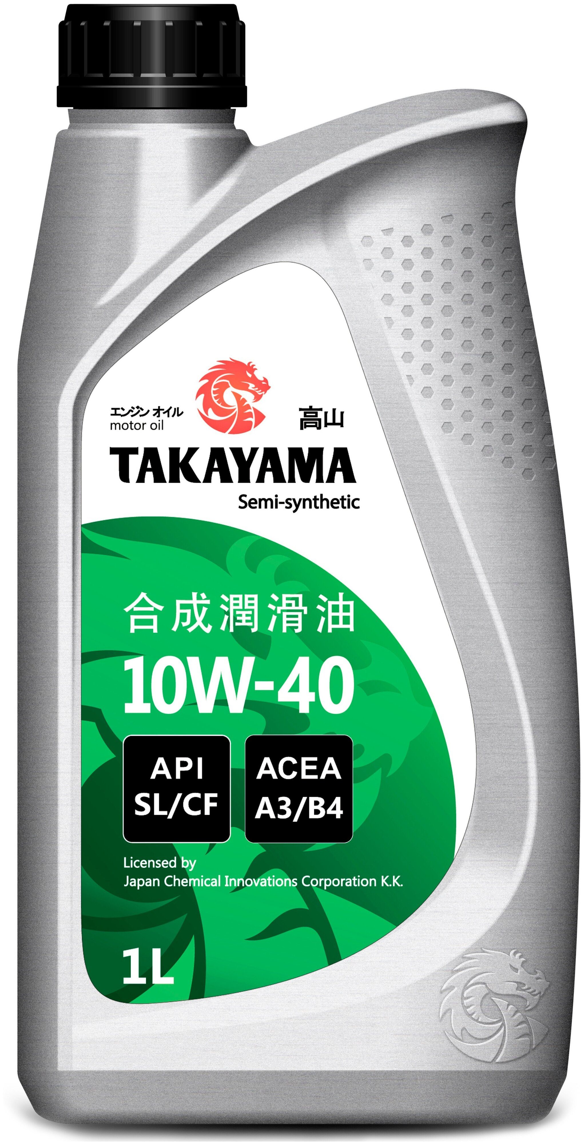 TAKAYAMA PL 10W40 API SN/СF A3/B4 1L полусинтетическое моторное масло