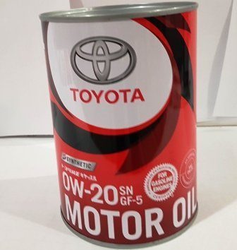 TOYOTA MOTOR OIL 0w20 SP/GF-6 1л 08880-13206 синтетическое моторное масло