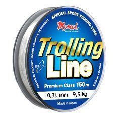 Леска Trolling Line  0,31мм,9,5 кг,150 м, прозрачная (шт.)