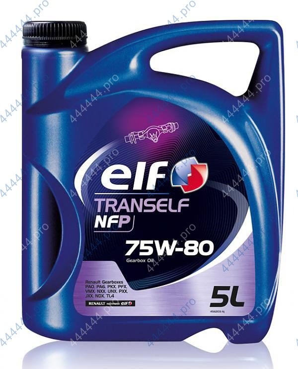 ELF TRANSELF NFP 75W80 GL-4+  5L полусинтетическое трансмиссионное масло