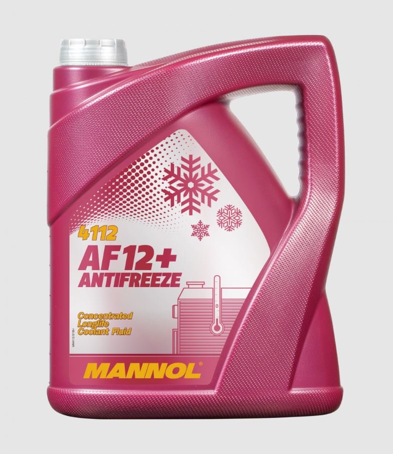 Антифриз MANNOL Antifreeze AF12+ Longlife 4112 5л красный концентрат