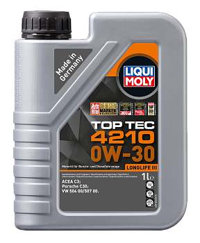 LIQUI MOLY "Top Tec 4210" 0W30 1L синтетическое моторное масло 21604