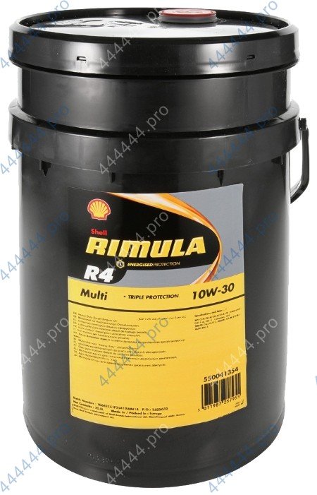 SHELL RIMULA R4 Multi 10w30 20л моторное масло