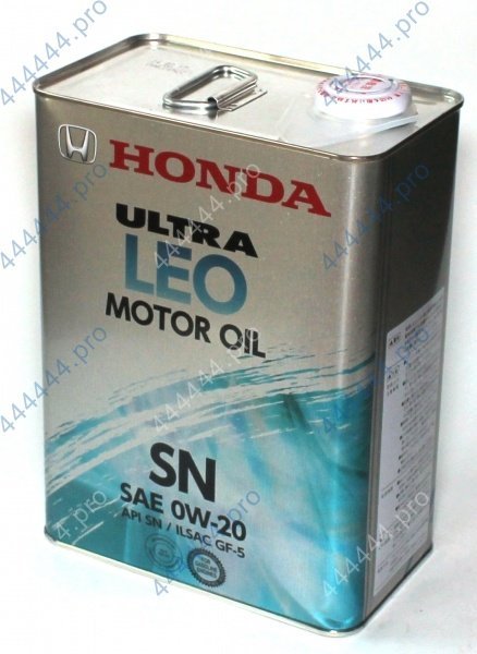 HONDA ULTRA LEO 0W20 SP/GF-6  4л  08227-99974 синтетическое моторное масло