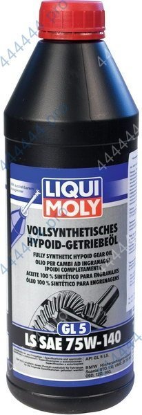 LIQUI MOLY 75W140 GL-5 LS синтетическое трансмиссионное масло 1L 8038/4421