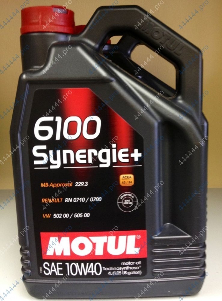 MOTUL 6100 Synergie+ 10W40 4L полусинтетическое моторное масло 101491