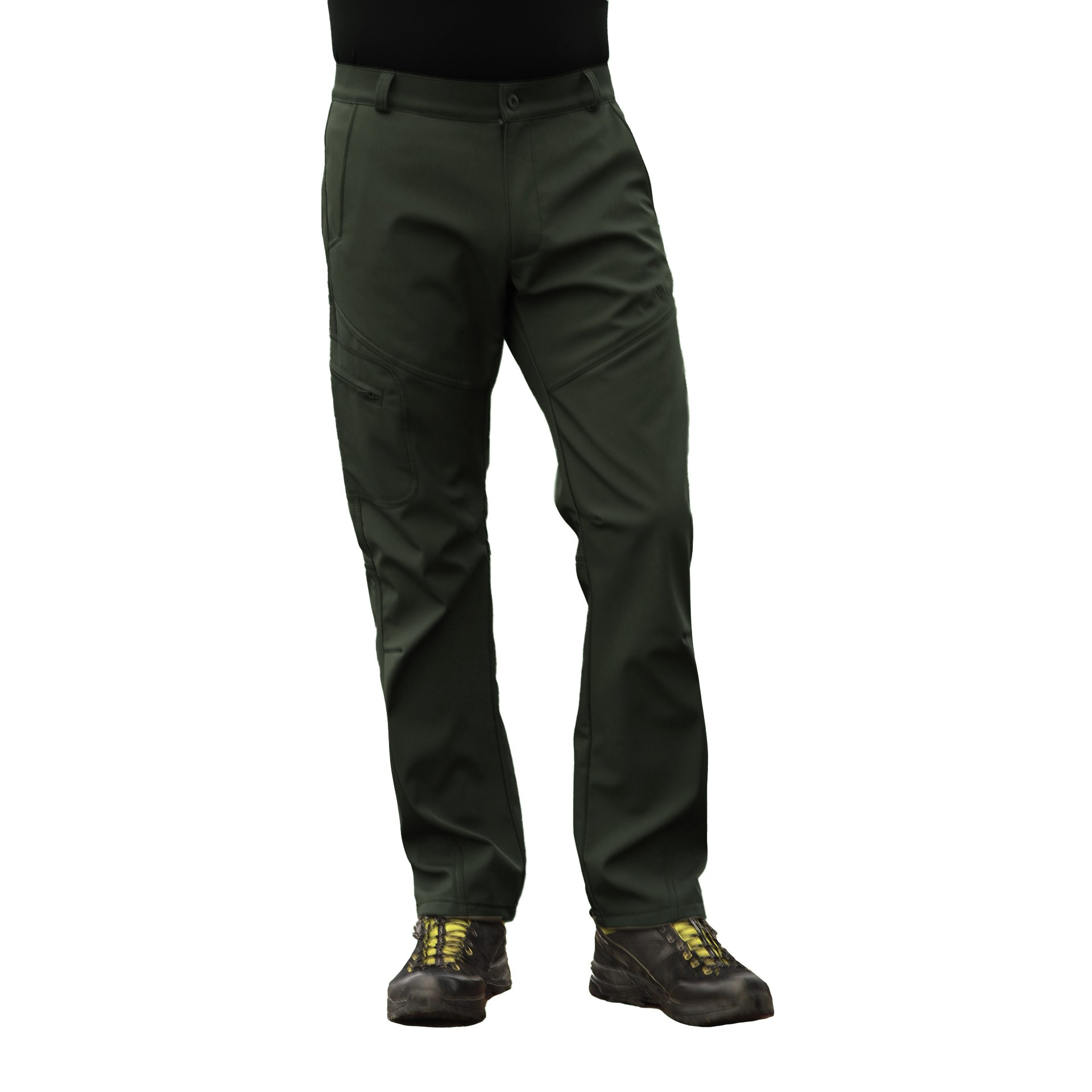 брюки утепленные aquatic б-17тх standart (цвет: темный хаки, размер 46-48)