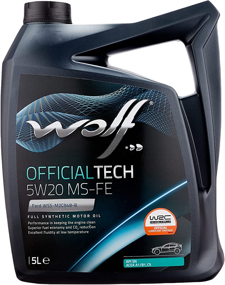 WOLF OFFICIALTECH 5W20 MS-FE 5л синтетическое моторное масло