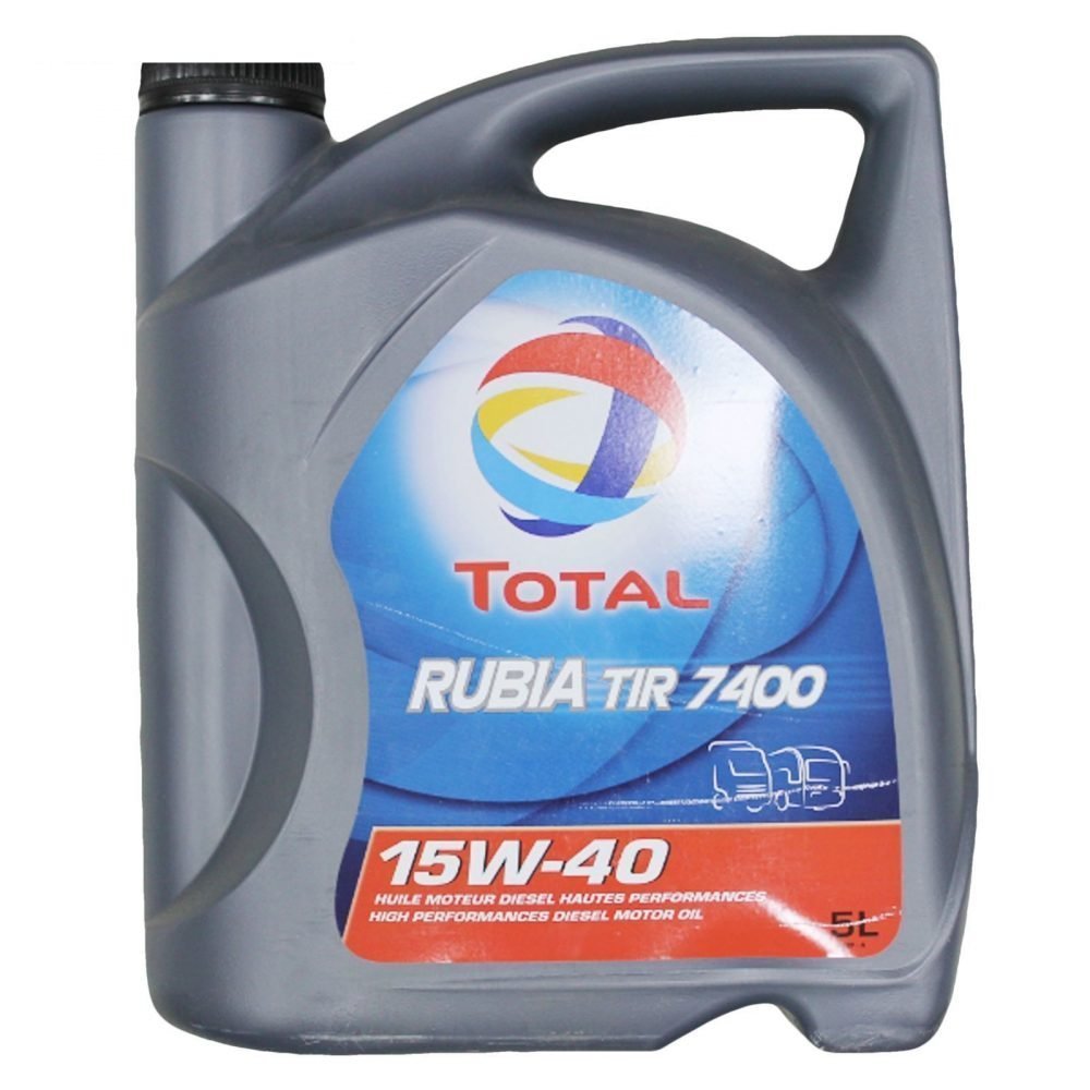 TOTAL RUBIA TIR 7400 15W40 CI-4/SL 5L минеральное моторное масло