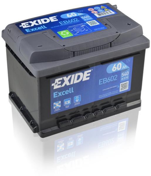 60 евро* EXIDE Excell EB602 Аккумулятор зал/зар