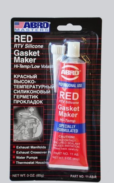 Герметик прокладка ABRO 85гр США красный 11-AB-C