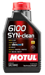 MOTUL 6100 Syn-clean 5w40 1L масло моторное