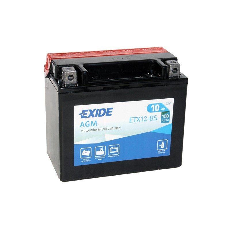 Аккумулятор EXIDE ETX12BS 150*87*130