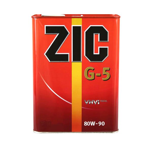 ZIC 80W90 G-5 GL-5 4L трансмиссионное масло