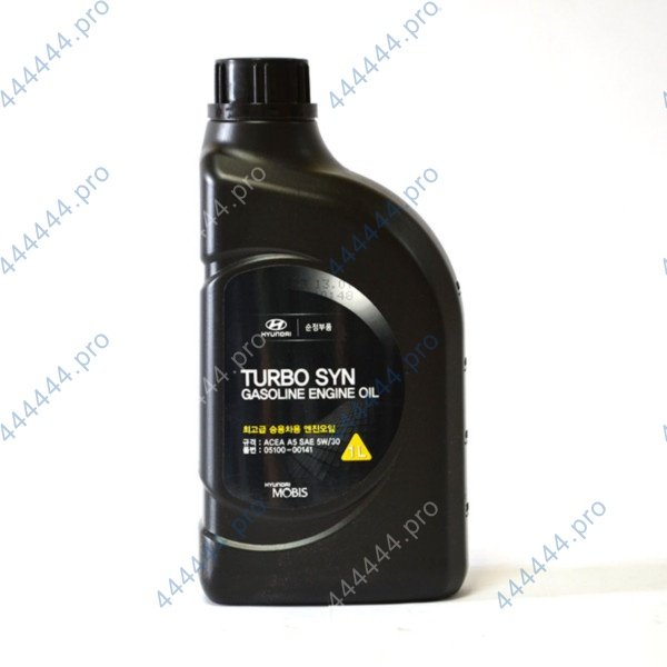 HYUNDAI Turbo SYN Gasoline Engine Oil SAE 5W30 (1л) синтетическое моторное масло 05100-00141