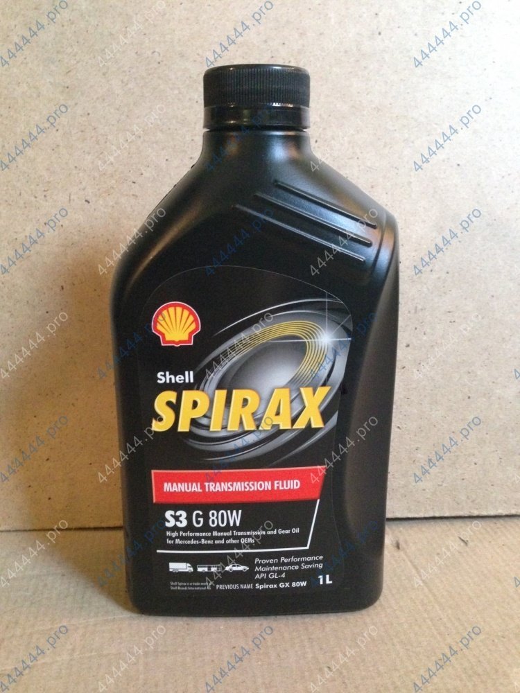 SHELL 80W Spirax S3 G 1л минеральное трансмиссионное масло