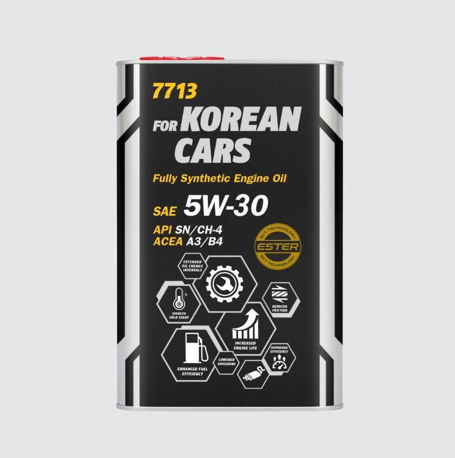 MANNOL for Korean Cars 5W30 7713 1л синтетическое моторное масло
