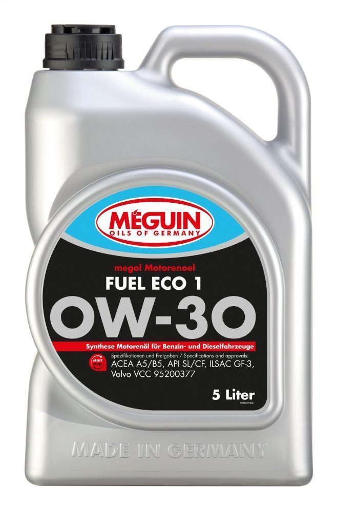 MEGUIN FUEL ECO 1 0W30 A5/B5 VOLVO 5л синтетическое моторное масло