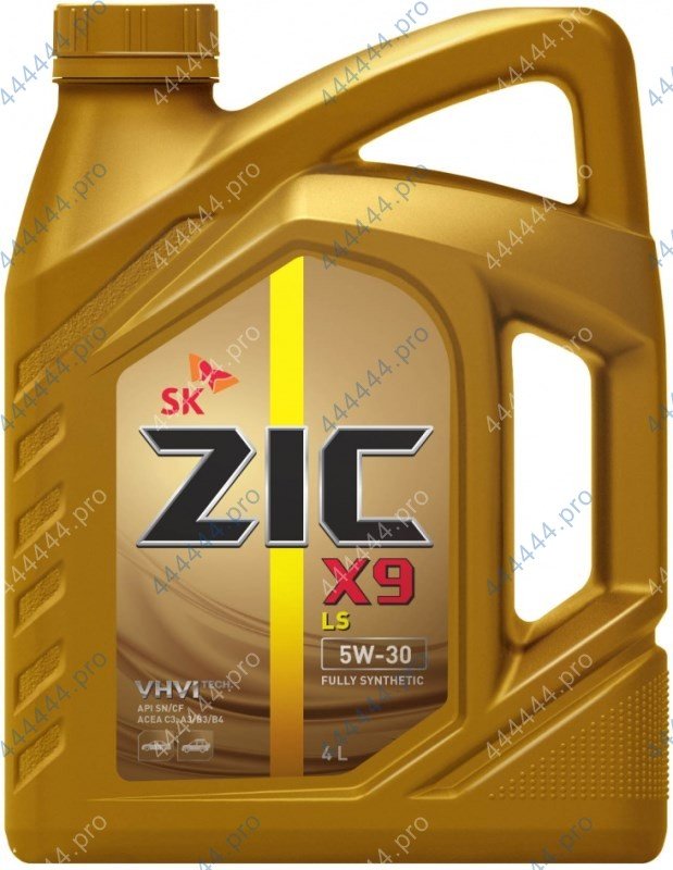ZIC X9 LS 5W30 4L синтетическое моторное масло