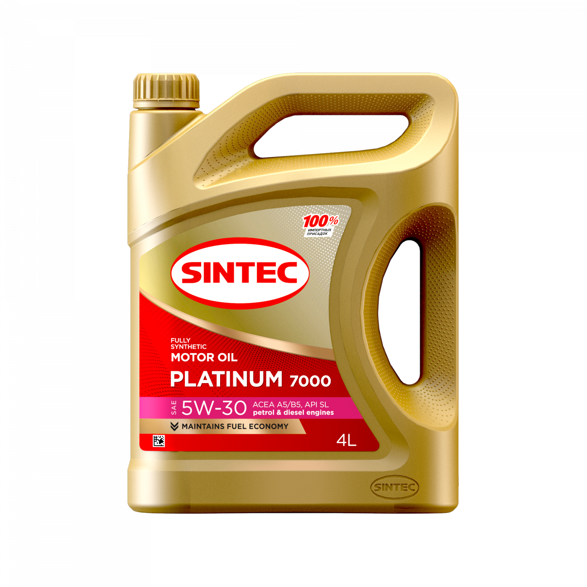 SINTEC PLATINUM 7000 5w30 A5/B5 4L синтетическое моторное масло