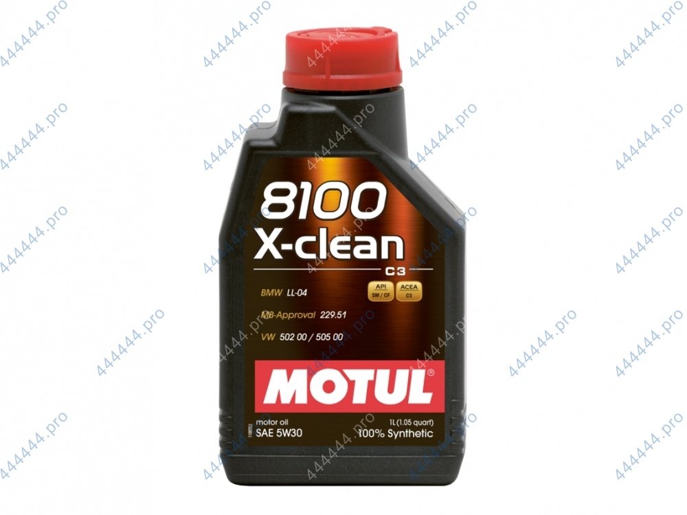 MOTUL 8100 X-Clean C3 5W30 1L синтетическое моторное масло 102785