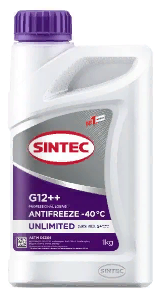 Антифриз SINTEC UNLIMITED G12++ 1кг красно-фиолет