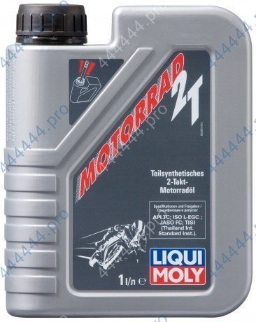 LIQUI MOLY Motorrad 2-х тактное полусинтетическое моторное масло для мотоциклов 1L 3981