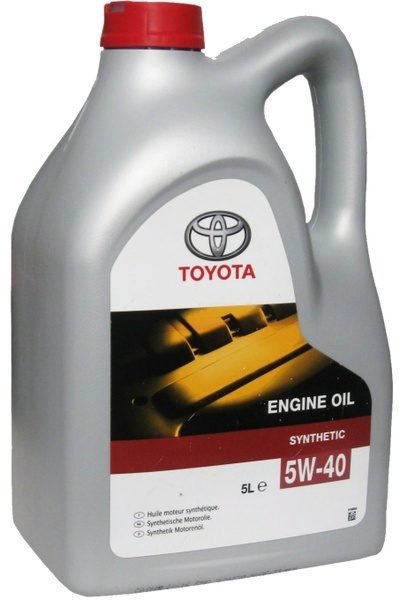 TOYOTA MOTOR OIL 5W40 (5л) EU 08880-80375-GO синтетическое моторное масло