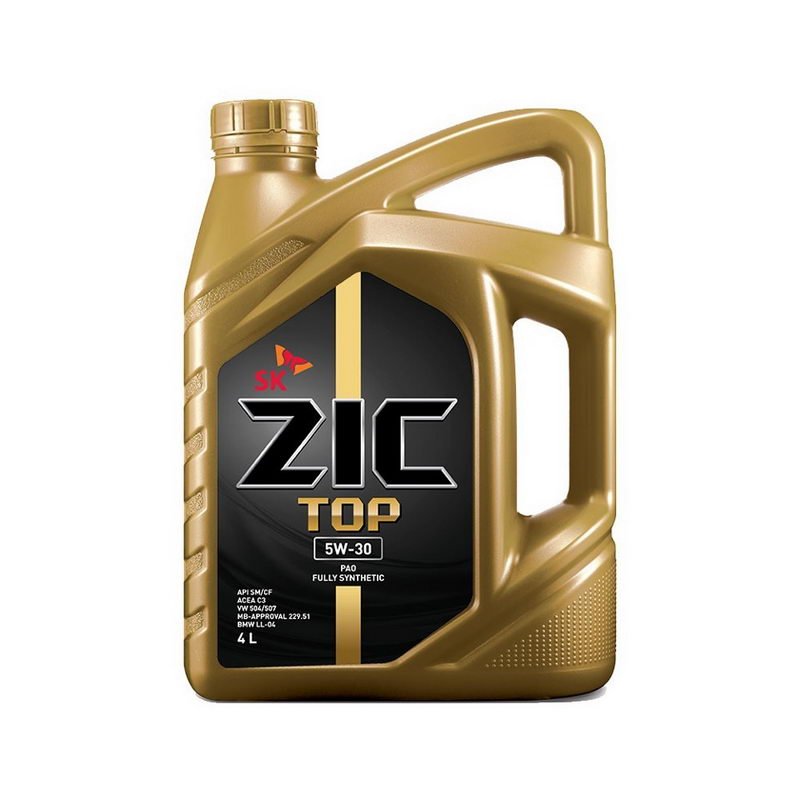 ZIC TOP LS 5W30 4л синтетическое моторное масло
