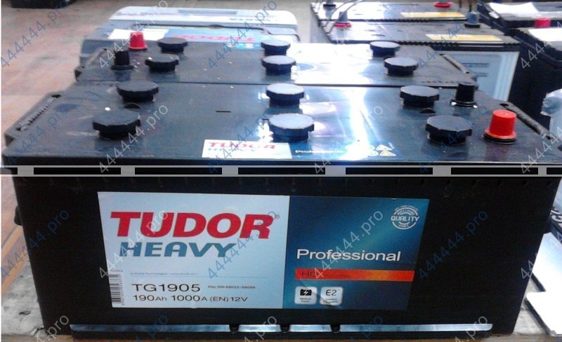 190 евро TUDOR Heavy Professional TG1905 Аккумулятор зал/зар