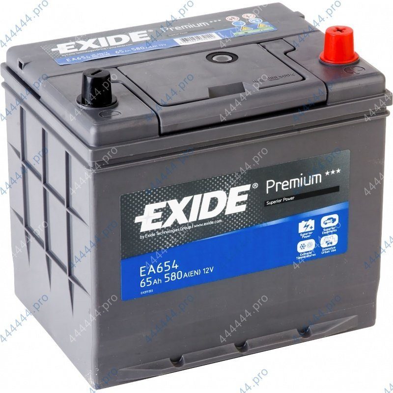 65 евро* EXIDE Premium EA654 Аккумулятор зал/зар